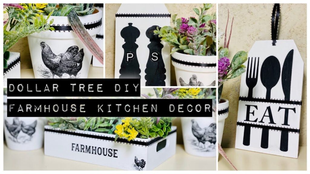 15 Under 15 Dollar Tree DIY Kitchen Decor Ideas Decor For A Dollar
