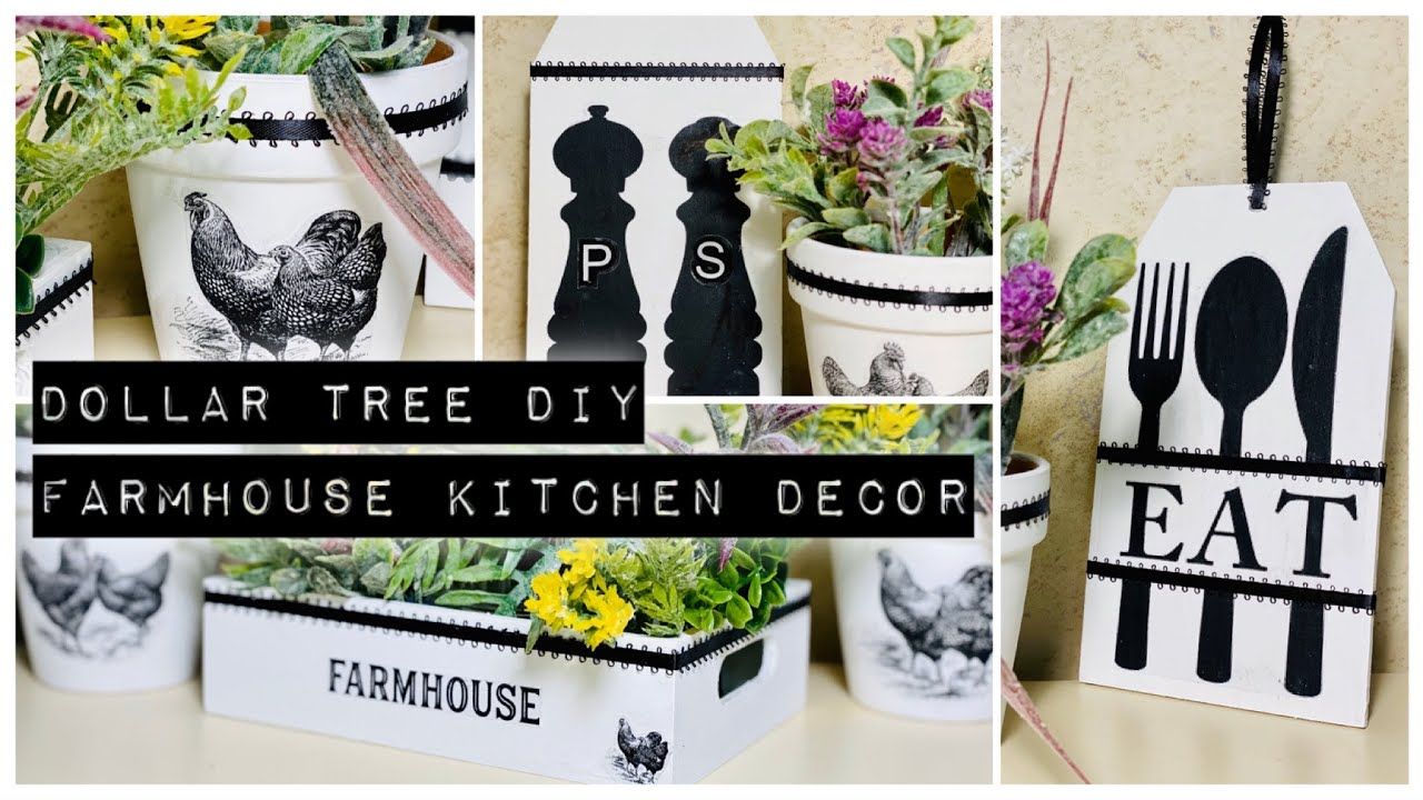 15 Under 15 Dollar Tree DIY Kitchen Decor Ideas Decor For A Dollar