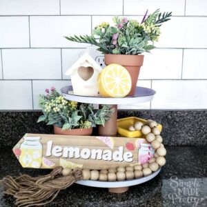 Dollar Tree DIY Tiered Tray