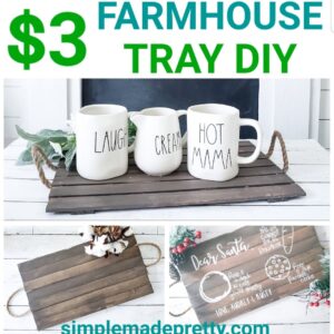 DIY Farmhouse Tray