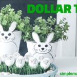 Bunny Buckets DIY Dollar tree