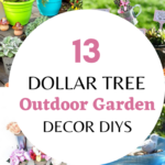 Dollar Tree Outdoor Garden decoration ideas pinterest
