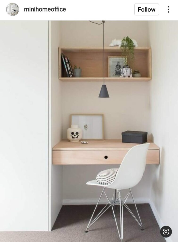 small home office closet