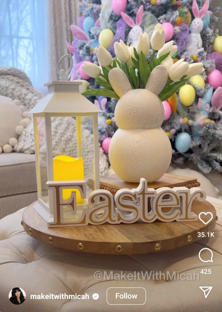 diy easter table decor dollar stores