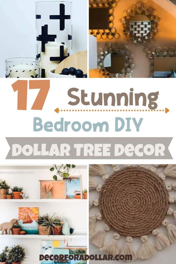 Pinterest Bedroom DIY Dollar Tree