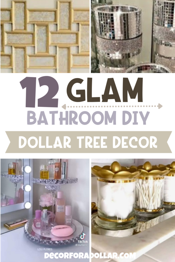 Pinterest Glam Bathroom Dollar Tree DIY Pinterest