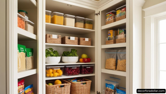 Aesthetic Pantry Design Organized