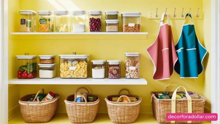 Aesthetic Pantry Design Organized