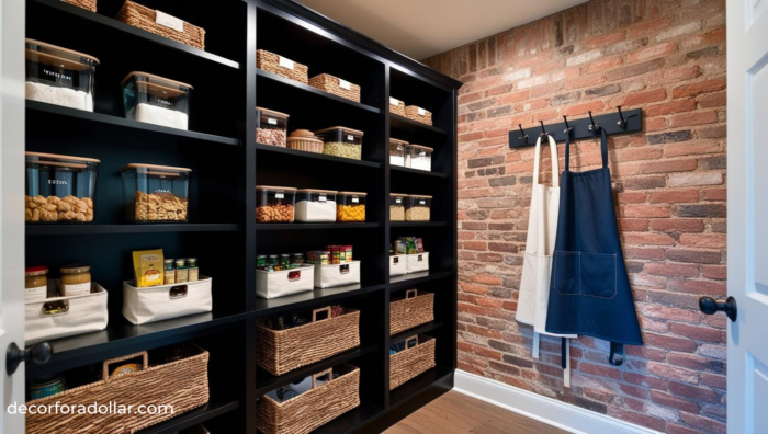 Aesthetic Pantry Design Organized