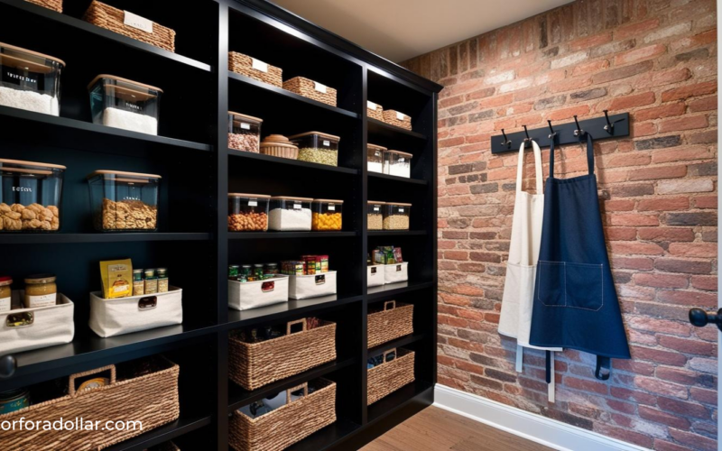Aesthetic Pantry Design Organized