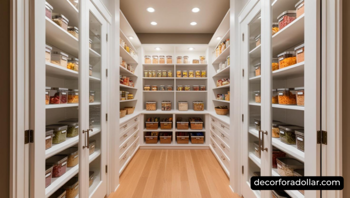 Aesthetic Pantry Design Organized