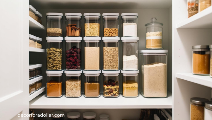 Aesthetic Pantry Design Organized