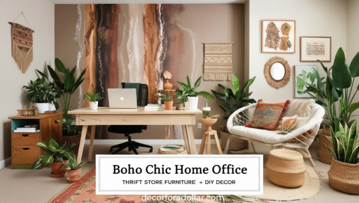 Boho Chic home office