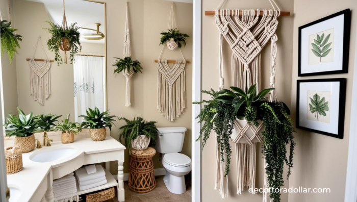 Boho Chic bathroom decor