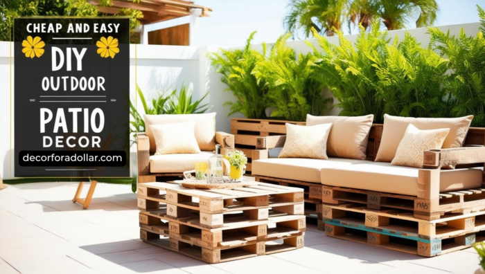 pALLET FURNITURE PATIO DECOR