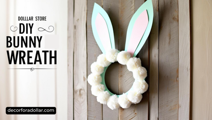 Dollar Store DIY Easter Wreaths Decor for a Dollar
