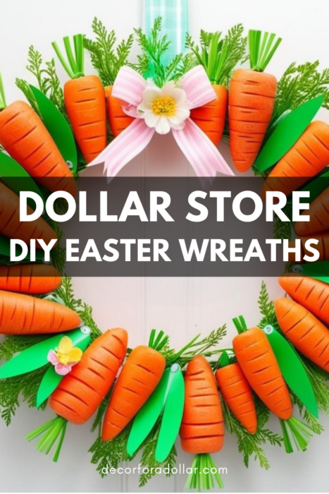 Easter Wreath Dollar Store DIY Pinterest (19)