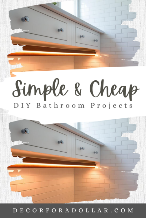 Easy Bathroom Home Improvement Projects (9)
