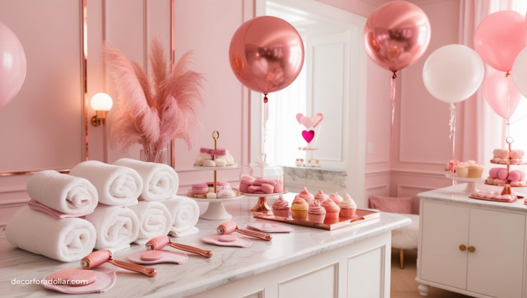 Galentine's Party DIY Spa Station