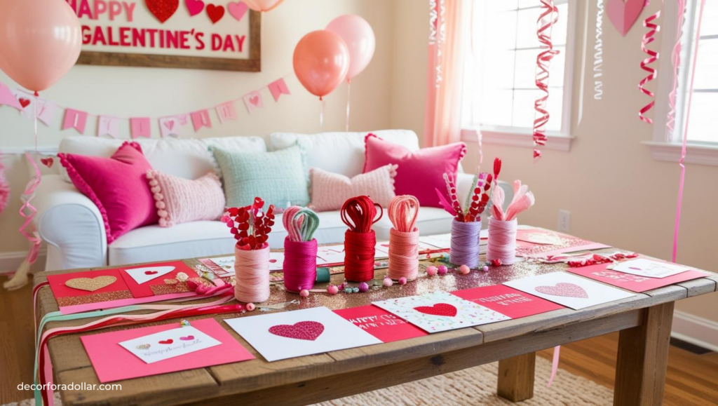 DIY Galentine’s Craft Station