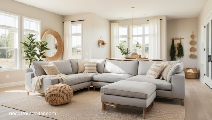 California Coastal, Living room Update on a Budget