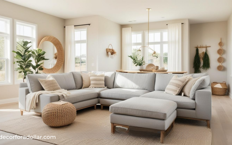 California Coastal, Living room Update on a Budget