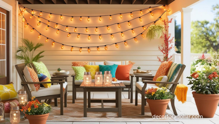 Outdoor decor ideas for patio or balcony 