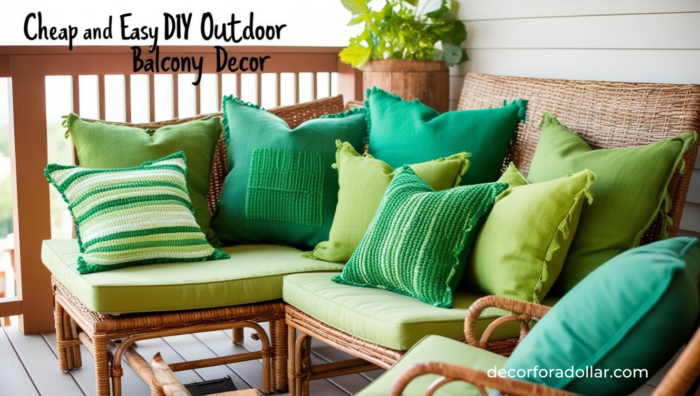 DIY Outdoor Projects cushions