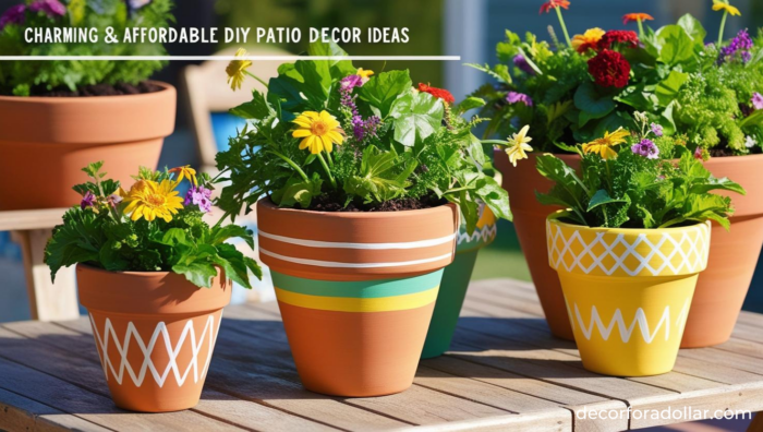 Outdoor decor ideas for patio or balcony