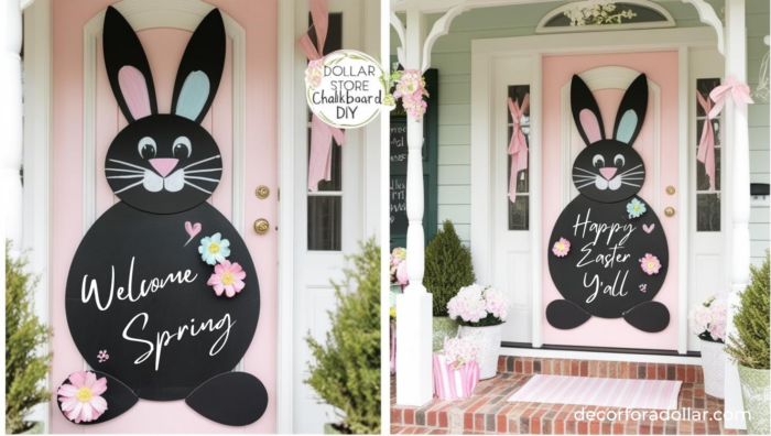 Spring Front Porch Decor DIY, Spring Front Door Decor