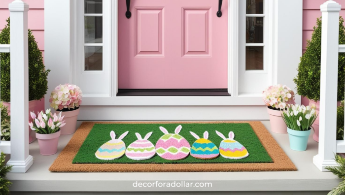 DIY Easter Welcome Mat Doormat