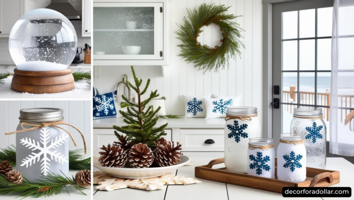 Winter Dollar Tree DIY Decorations