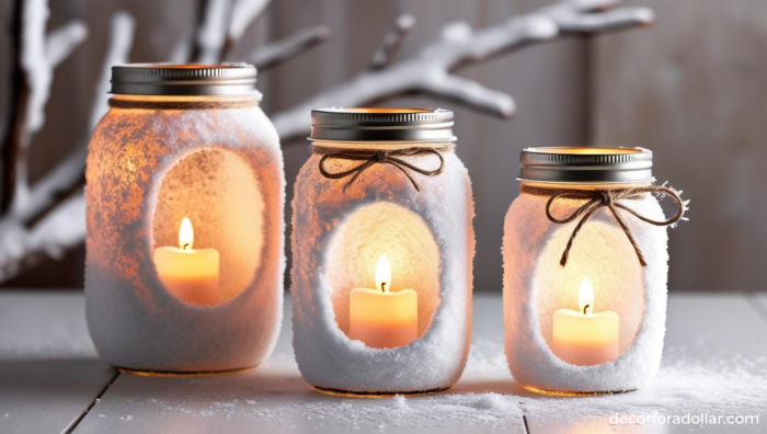 Winter Dollar Tree DIY Decorations