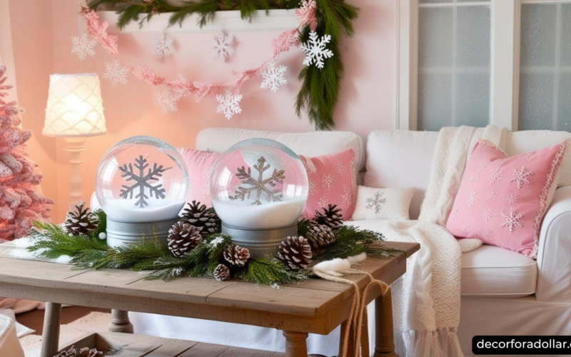 Winter Dollar Tree DIY Decorations