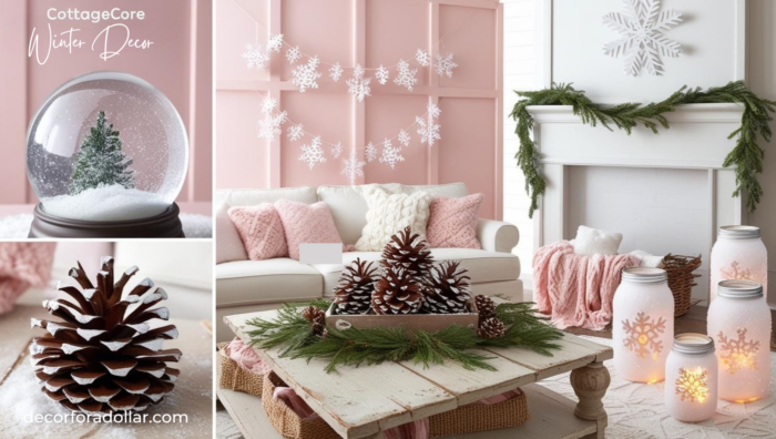 Winter Dollar Tree DIY Decorations