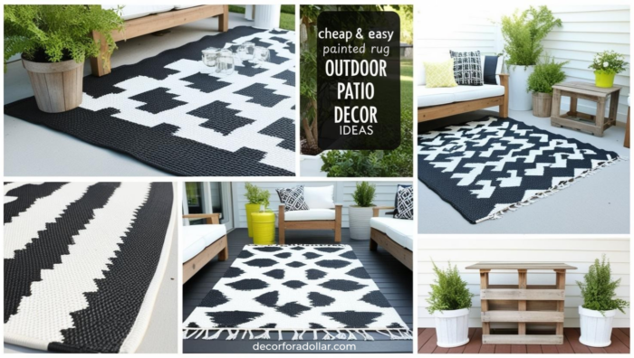DIY Painted Outdoor Rug