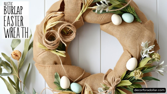 Dollar Store DIY Easter Wreaths Decor for a Dollar