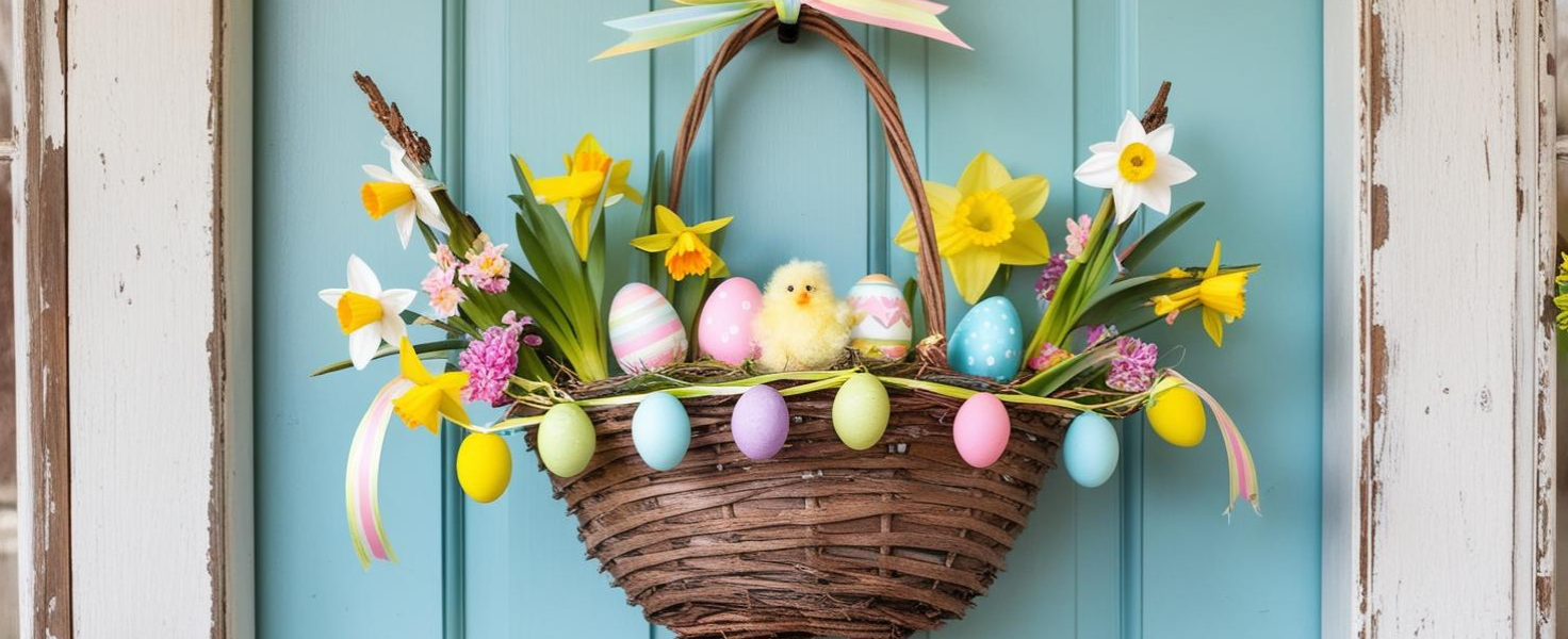 Dollar Store DIY Easter Wreaths Decor for a Dollar