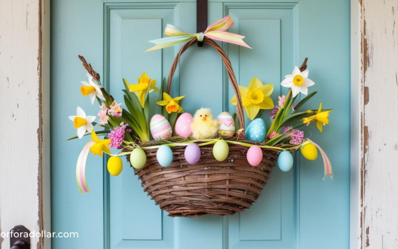 Dollar Store DIY Easter Wreaths Decor for a Dollar