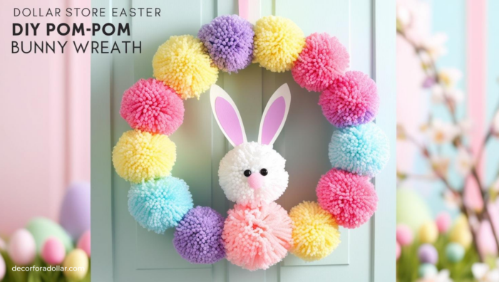 Dollar Store DIY Easter Wreaths Decor for a Dollar 