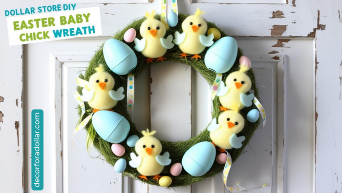 Dollar Store DIY Easter Wreaths Decor for a Dollar 