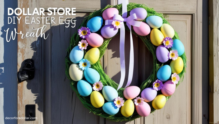 Dollar Store DIY Easter Wreaths Decor for a Dollar