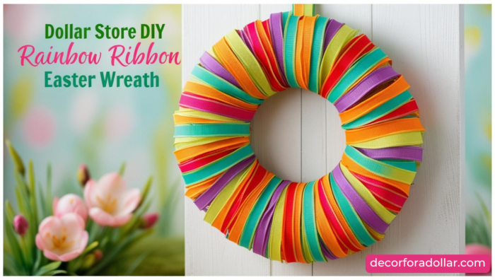 Dollar Store DIY Easter Wreaths Decor for a Dollar