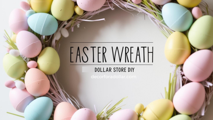 Dollar Store DIY Easter Wreaths Decor for a Dollar 