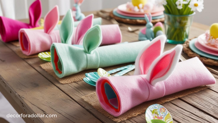 Felt Easter Bunny Ears Table Decor