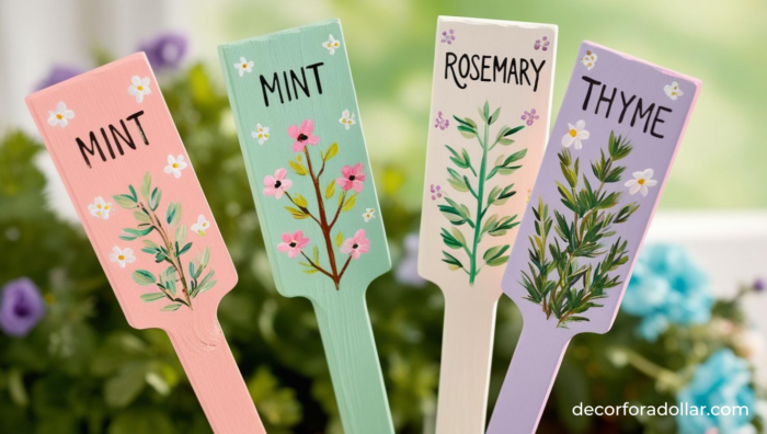 Dollar Tree DIY Garden Stakes