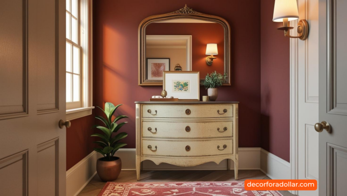 Dresser in Entryway, entryway dresser table