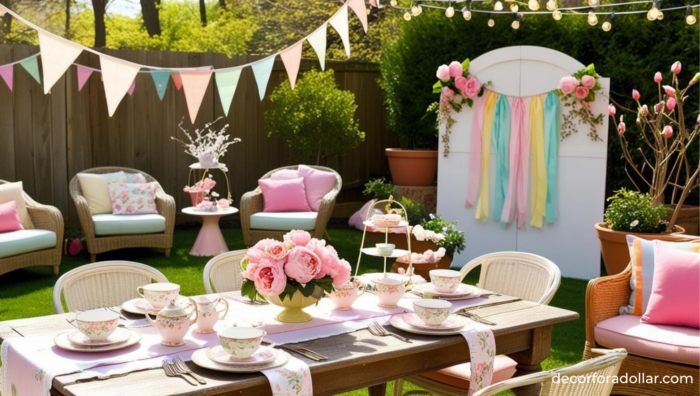 Garden Tea Party, Garden Party Ideas, Garden Party Decor