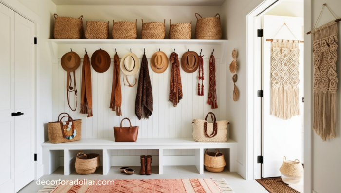 Mudroom Entryway Ideas Cheap Boho vibes