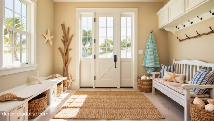 Mudroom Entryway Ideas Cheap Beach House Mudroom